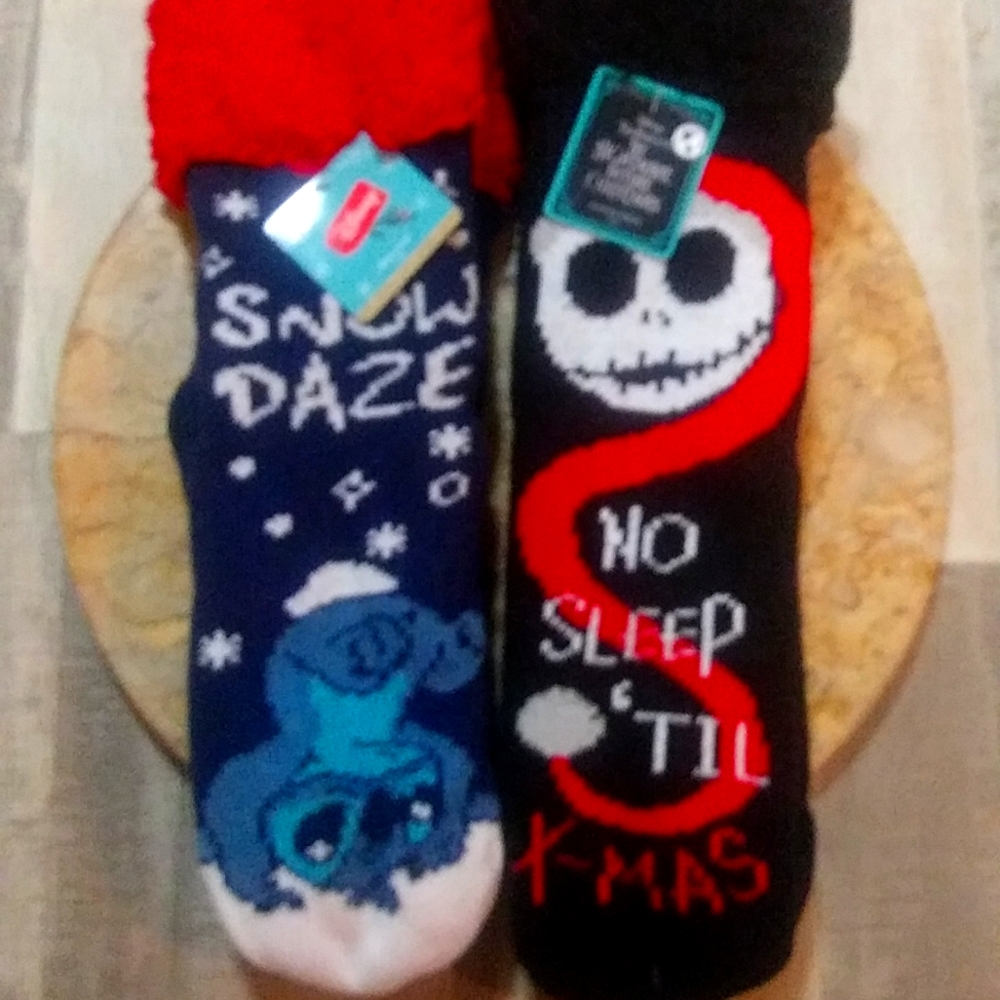 Christmas slipper socks X-mas/Snow Daze